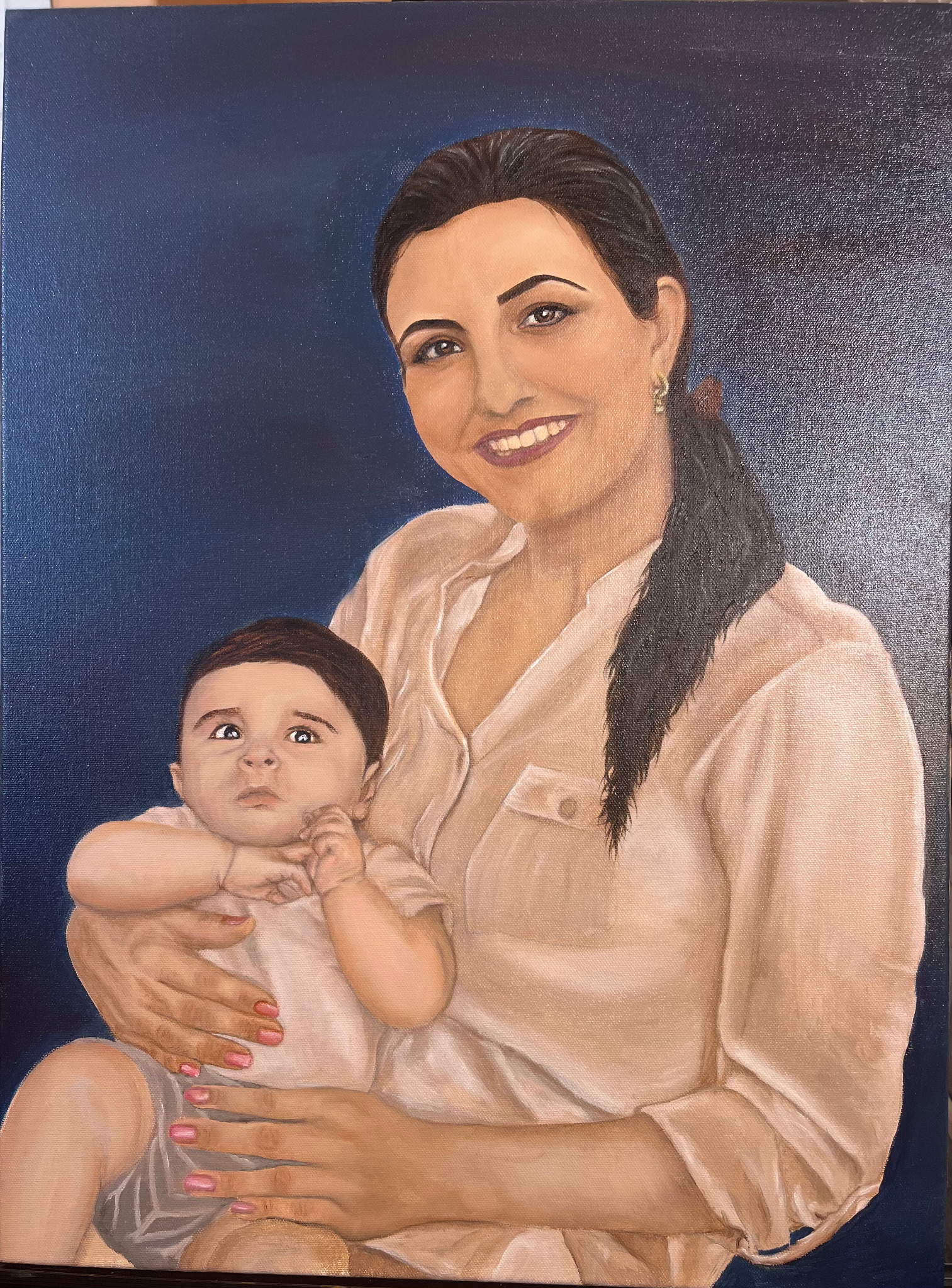 Mother and child portrait